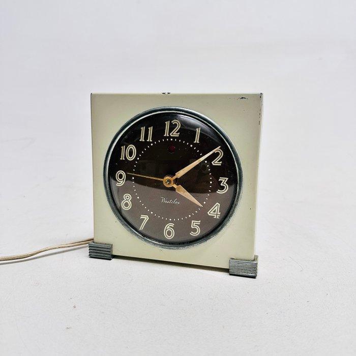 Wekker - Westclox - Vintage Metaal, Glas - 1930-1940, Antiek en Kunst, Curiosa en Brocante