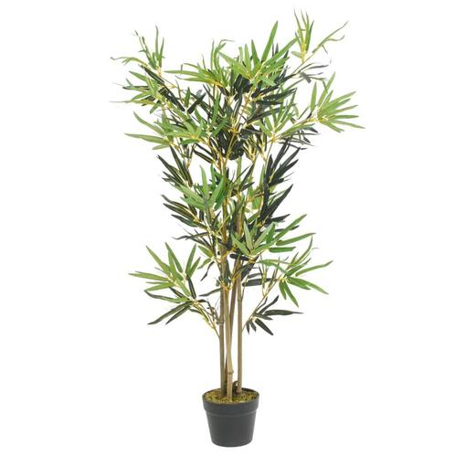vidaXL Kunstplant bamboe 552 bladeren 120 cm groen, Huis en Inrichting, Woonaccessoires | Kunstplanten en Kunstbloemen, Nieuw