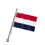 RVS 316 Vlaggenstok 75 cm Compleet met Houder en Nederlandse, Diversen, Vlaggen en Wimpels, Ophalen of Verzenden, Nieuw