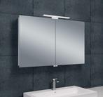 Spiegelkast, luxe uitvoering met led verlichting 100x60x14cm
