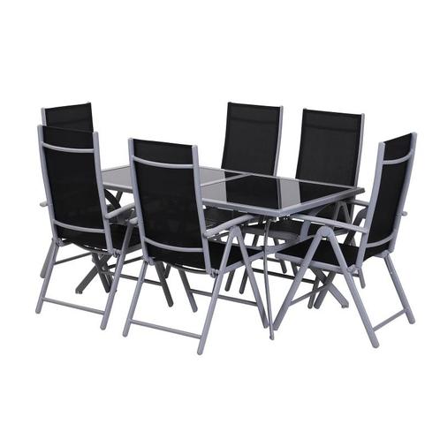 TRUUSK 7-delige Zitset, Tuinmeubelen, Tuinset, Tuinmeubelen,, Tuin en Terras, Tuinsets en Loungesets, Nieuw, Verzenden