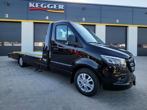 Mercedes 319 autotransporter/oprijwagen nieuw voorraad 2024, Auto's, Bestelauto's, Geïmporteerd, Te koop, Automaat, Zwart, Mercedes-Benz Certified