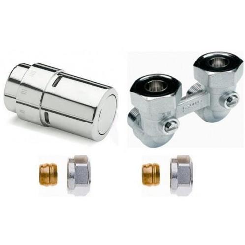 Designset Haaks 15 mm Chrome -  Vasco Flatline, Doe-het-zelf en Verbouw, Verwarming en Radiatoren, Verzenden