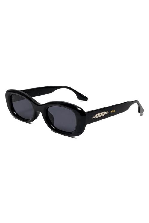 Zonnebril Y2K Rond Cat Eye Zwart Montuur Zwarte Glazen Dames, Sieraden, Tassen en Uiterlijk, Zonnebrillen en Brillen | Dames, Zwart