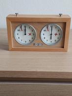 Vintage Ruhla Garde schaakklok - Schaakspel - Hout, Antiek en Kunst, Curiosa en Brocante