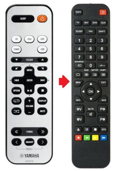 Yamaha WY92710 afstandsbediening - Geschikt voor CRX-332 ..., Audio, Tv en Foto, Afstandsbedieningen, Verzenden