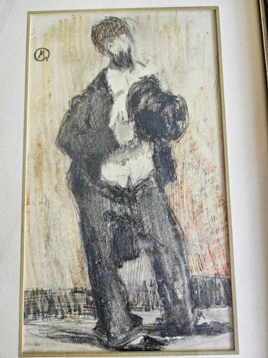 Maurice Goth (1873-1944) - Mixed colors medium on paper, Antiek en Kunst, Kunst | Schilderijen | Klassiek