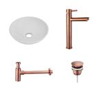 Sani Royal Solid Surface Waskomset Aquino rond, Nieuw