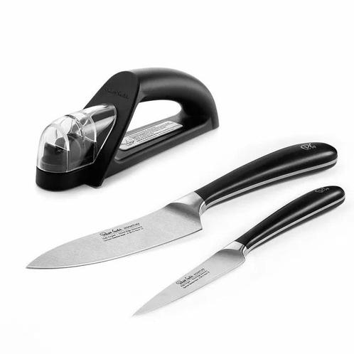 Robert Welch Signature set groente-, koksmes en slijper, Huis en Inrichting, Keuken | Keukenbenodigdheden