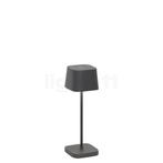 Zafferano Ofelia Acculamp LED, donkergrijs - 20 cm, Tuin en Terras, Buitenverlichting, Verzenden, Nieuw