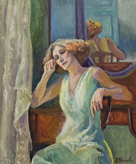 Xavier Blanch Pla (1918-1999) - Detrás de la mirada, Antiek en Kunst, Kunst | Schilderijen | Klassiek