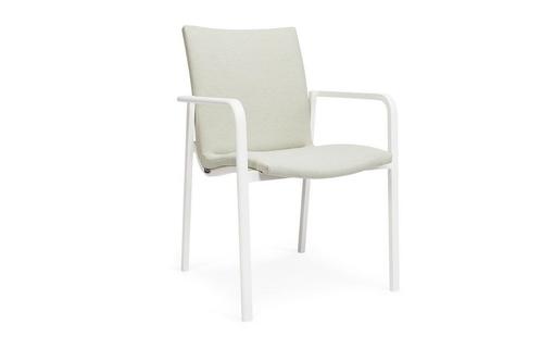 Suns Anzio eetstoel soft green SALE |, Tuin en Terras, Tuinsets en Loungesets, Ophalen of Verzenden