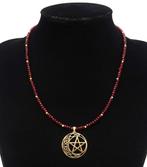 Rubis - Samengestelde ketting van de duivel - Maan en, Antiek en Kunst