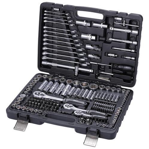 Gereedschap Set - Ratel Set - 216 Dlg - Doppenset - 1/4, 3, Auto diversen, Autogereedschap, Nieuw, Ophalen of Verzenden