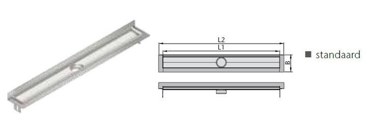 ACO FlexDrain E douchegoot  987 MF, Doe-het-zelf en Verbouw, Sanitair, Ophalen of Verzenden