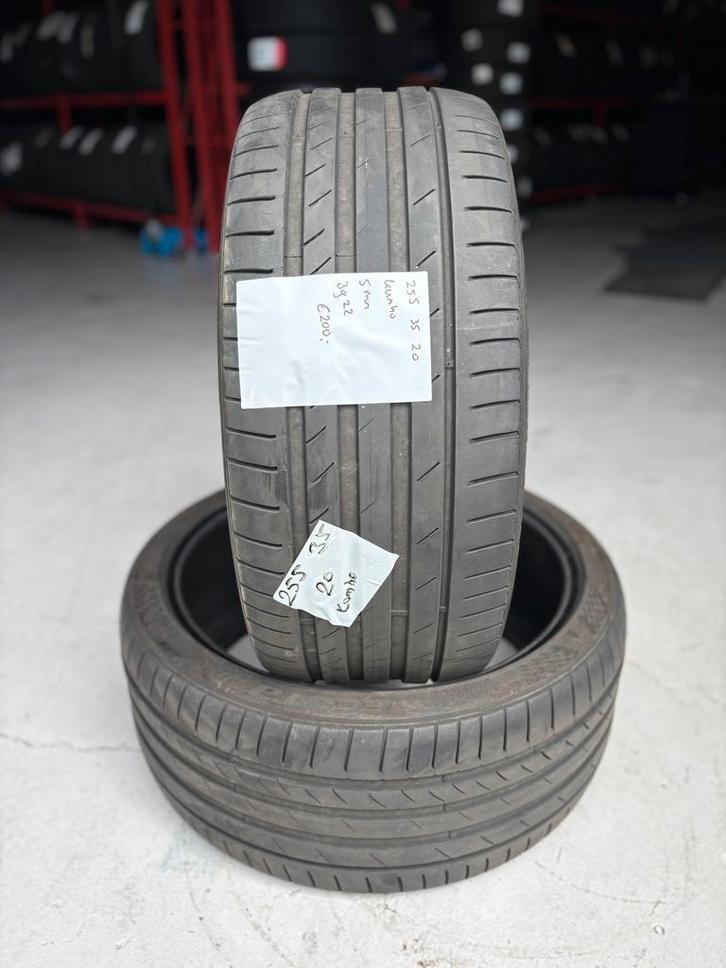 255/35/20 KUMHO ECSTA 2 STUKS 200,- (3922), Auto-onderdelen, Banden en Velgen, 20 inch, BOVAG lid, Stiba lid, Erkend duurzaam