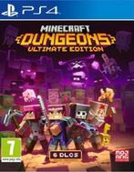 Minecraft Dungeons - Ultimate Edition PS4 Morgen in huis!, Spelcomputers en Games, 3 spelers of meer, Ophalen of Verzenden, Zo goed als nieuw