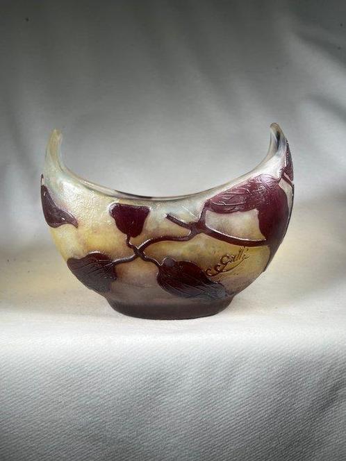 Emile Gallé - Vaas - Glas, Antiek en Kunst, Antiek | Glas en Kristal