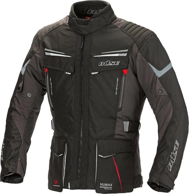 Büse Lago Pro Zwart Textiel Jas, Motoren, Kleding | Motorkleding, Heren, Nieuw met kaartje, Jas | textiel, Verzenden