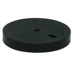 Deurstop verhoger 12 mm rubber zwart, Ophalen of Verzenden, Nieuw