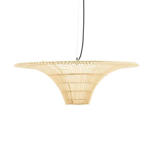 *WOONWINKEL* By-Boo Hanoi Bohemian Hanglamp Riet Medium, Huis en Inrichting, Lampen | Hanglampen, Nieuw, Verzenden