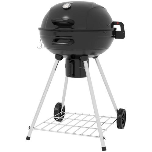 TRUUSK Ketelgrill, 54 Cm Kookrooster, Warmhoudrek, Plank, As, Tuin en Terras, Houtskoolbarbecues, Nieuw, Verzenden