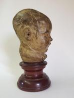 sculptuur, Buste van kind - 24 cm - Klei - 1850, Antiek en Kunst, Antiek | Keramiek en Aardewerk