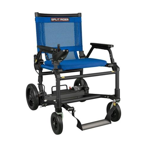 SplitRider Ultra light - Elektrische rolstoel - Zwart/Blauw, Diversen, Rolstoelen, Nieuw, Ophalen of Verzenden