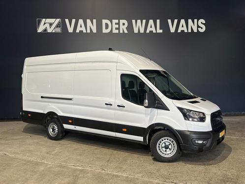 Ford Transit 2.0 TDCI 131pk L4H3 Fabrieksgarantie Euro6 Airc, Auto's, Bestelauto's, Dealer onderhouden, Lease, Zwart, Handgeschakeld