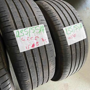 2 x Continental SportContact 5 235-55-17 Zomerbanden 4,5mm beschikbaar voor biedingen