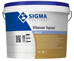 Sigma Siloxan Topcoat Matt - Ral 9005 Zwart - 10 liter, Doe-het-zelf en Verbouw, Verf, Beits en Lak, Verzenden