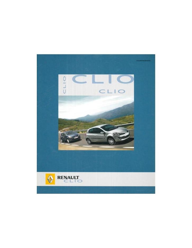 2005 RENAULT CLIO BROCHURE NEDERLANDS, Boeken, Auto's | Folders en Tijdschriften, Renault