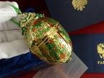 Figuur - Fabergé style - Imperial ornament Egg -Certificate, Nieuw