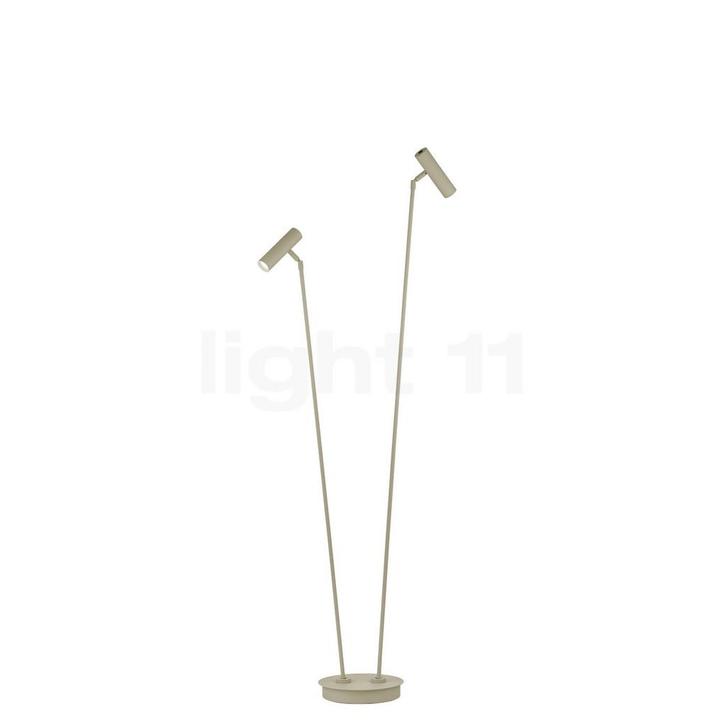 Hell Tom Pro Vloerlamp LED 2-lichts, zand (Staande lampen), Huis en Inrichting, Lampen | Vloerlampen, Nieuw, Verzenden