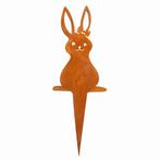 Paasdecoratie konijn tuinstaak | konijn vrouw | konijnenman, Nieuw, Verzenden