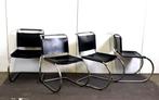 Knoll - Ludwig Mies van der Rohe - Stoel (4) - Leder, Staal,