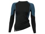 Dames thermoshirt met lange mouwen - Zwart/Turquoise, Kleding | Heren, Ondergoed, Verzenden