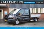 Ford Transit 350 2.0 TDCI L3H1 DC 6 pers / Pick UP / Open la, Auto's, Stof, Gebruikt, Euro 6, Overige kleuren