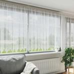 vidaXL Kantgordijn met gordijnen Wit 500x160cm Polyester, Huis en Inrichting, Stoffering | Gordijnen en Lamellen, Verzenden, Nieuw