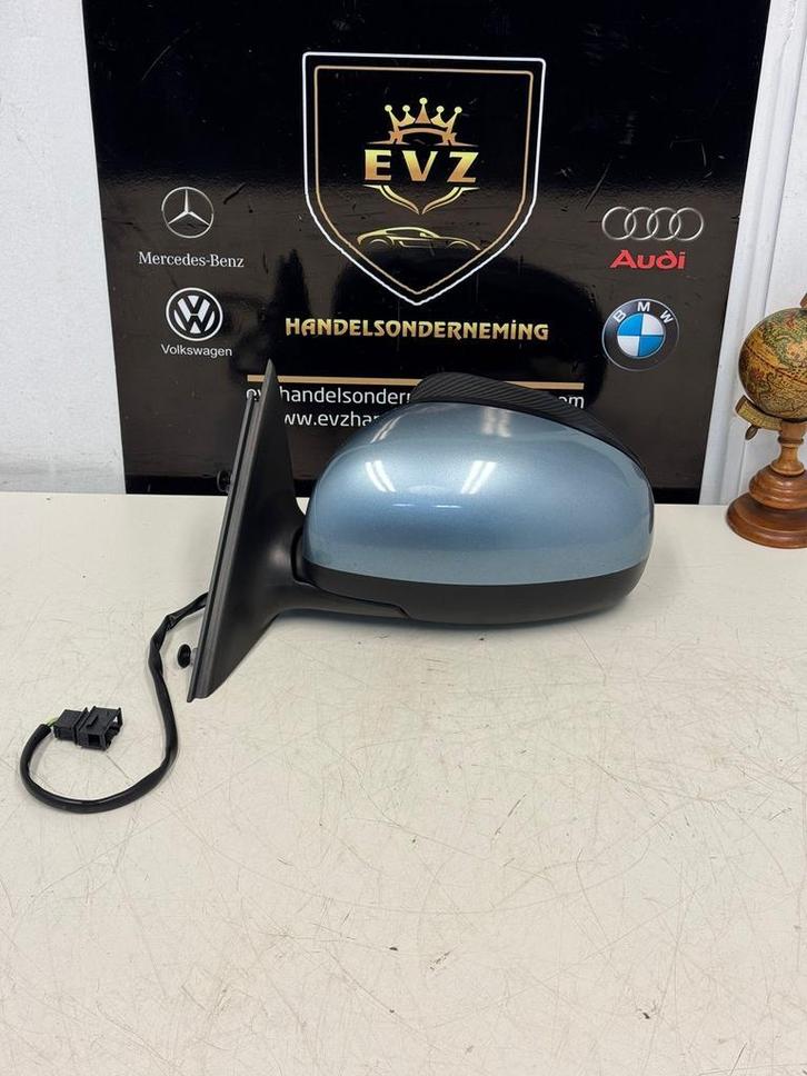 Skoda Fabia buitenspiegel links bj.2007 art.034287 blauw, Auto-onderdelen, Spiegels, Gebruikt, Skoda