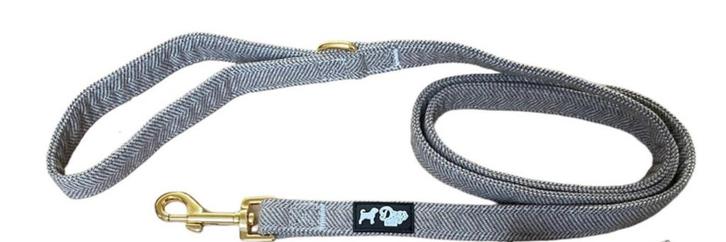 Hondenriem Tweed Zand (Halsband Set), Dieren en Toebehoren, Hondenhalsbanden en Penningen, Nieuw, Ophalen of Verzenden