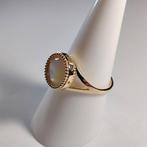 Ring - 14 karaat Geel goud Parel - Oro 14k MOP Cabochon, Nieuw