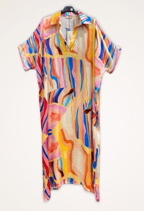 Maxi satijnen jurk met korte mouwen Franse jurk in kleur, Kleding | Dames, Jurken