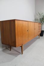 Vintage dressoir sideboard, Duitsland, Huis en Inrichting, Kasten | Dressoirs, Gebruikt, Mid century, Teakhout, 200 cm of meer