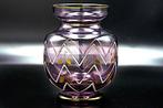 Vienna - Art Deco Enamelled Glass Vase 1920 - Vaas - Glas, Antiek en Kunst