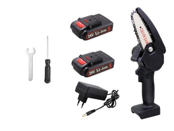 Veiling - Mini kettingzaag - met 2 accus, Doe-het-zelf en Verbouw, Gereedschap | Zaagmachines