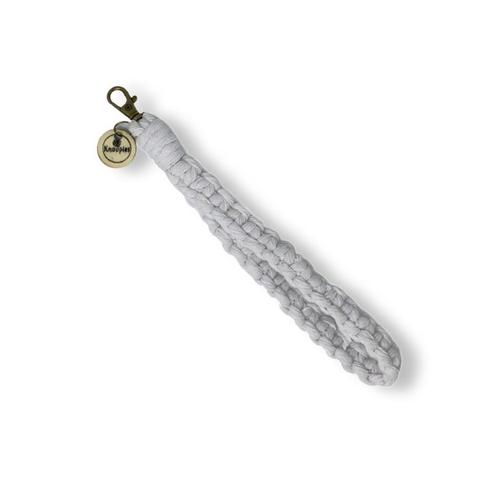 Macramé Pols Keycord - Katoen - Macramé - Handgemaakt in, Verzamelen, Sleutelhangers, Nieuw, Overige typen, Ophalen of Verzenden