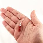 Koraal - Zilver - Ketting met hanger