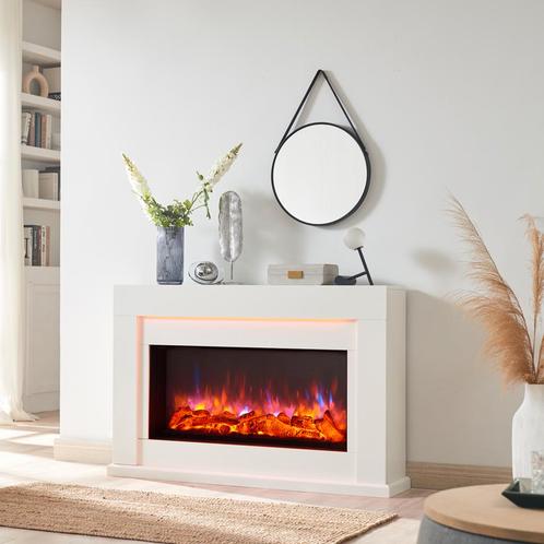 BALDERIA Castor Elektrische Haard - Wit *Uit assortiment*, Huis en Inrichting, Haarden, Elektrische haard, Nieuw