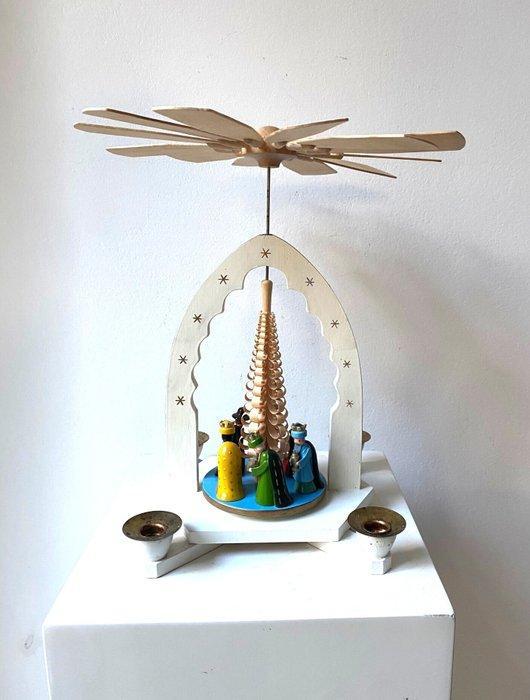 Kerststal VERO - Weihnachtspyramide - Hout - Erzgebirge, Diversen, Kerst